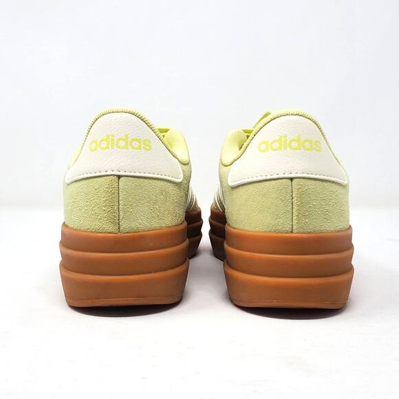 Adidas VL Court Bold Platform Sneaker Shoes Ice Yellow Lucid Lemon JI1784 Size 7 - Picture 5 of 9